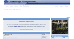 Desktop Screenshot of chattanoogafishingforum.com